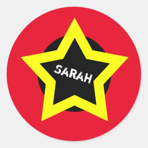 Golds Star  Top appreciation Sticker Sarah