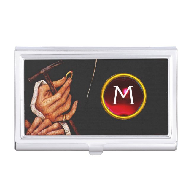 GOLDSMITH,PRECIOUS METALWORKER,GOLD JEWELRY ART CASE FOR BUSINESS CARDS (Front)