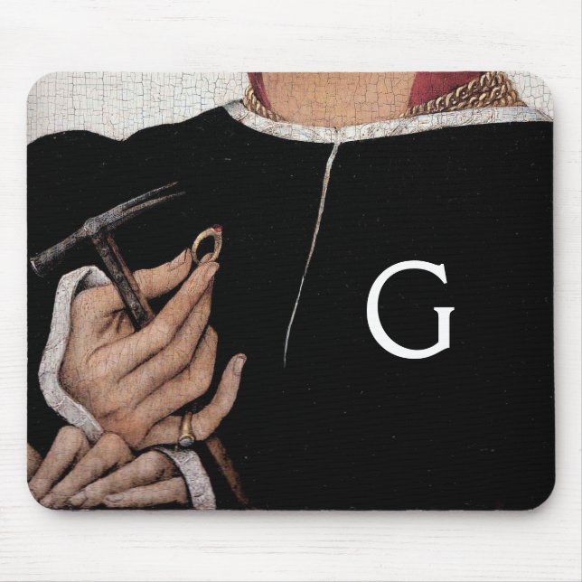 GOLDSMITH,PRECIOUS METALWORKER,GOLD JEWELRY ART MOUSE PAD (Front)