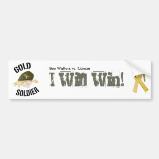 goldsoldier_icon_1B.ai Bumper Sticker