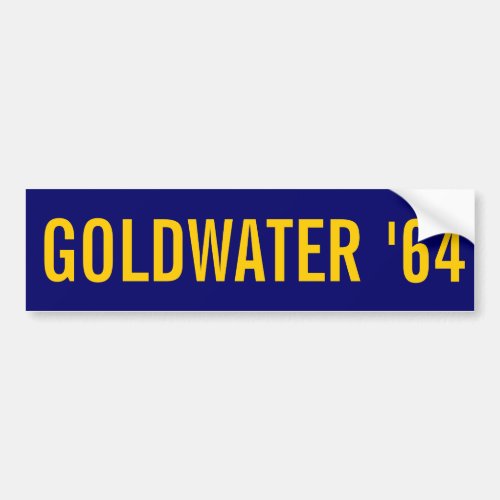 GOLDWATER 64 BUMPER STICKER