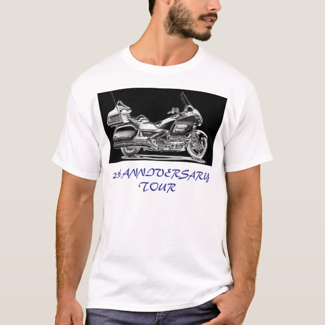 Goldwing_chrome_02, 25th ANNIVERSARY TOUR T-Shirt (Front)