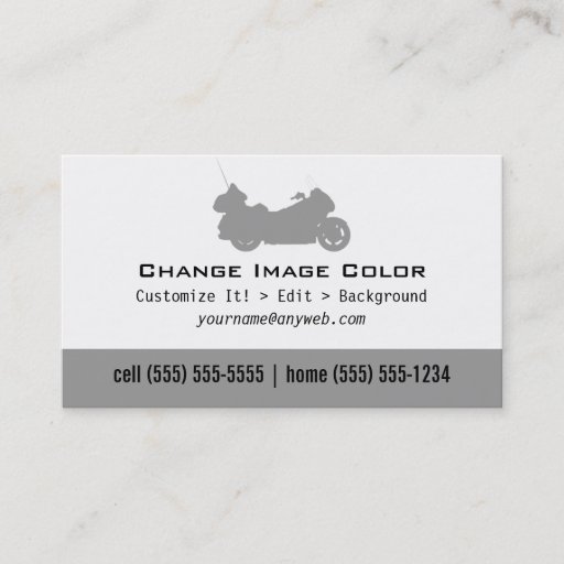 Customizable Goldwing - Personal Business Card