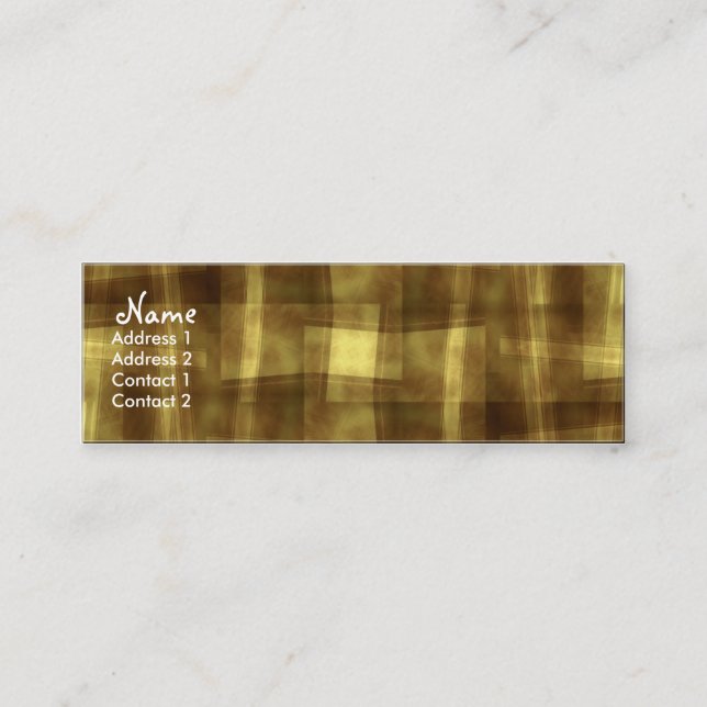 GOLDY-ABSTRACT Profile Card (Front)