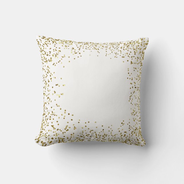 goldy conffetti throw pillow (Front)