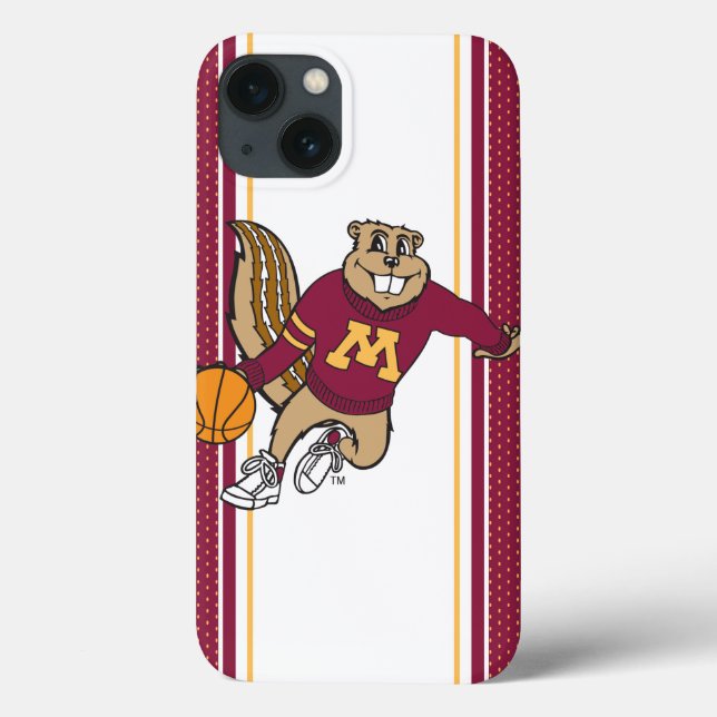 Goldy Gopher Basketball Case-Mate iPhone Case (Back)