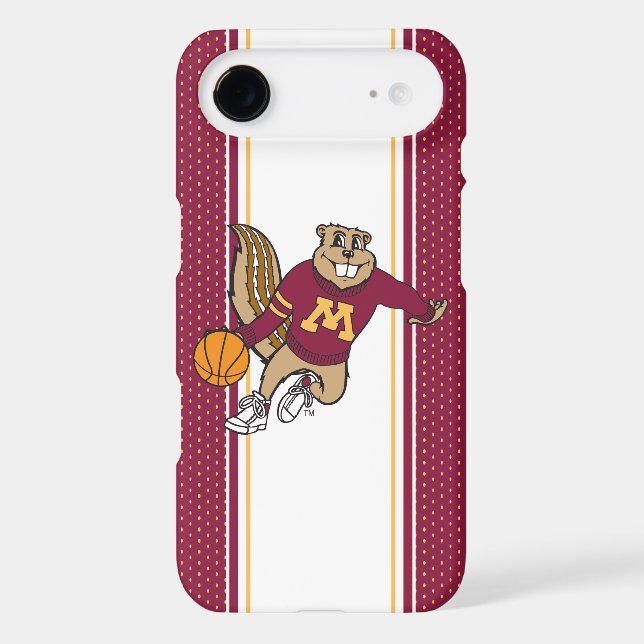 Goldy Gopher Basketball Case-Mate iPhone Case (Back)