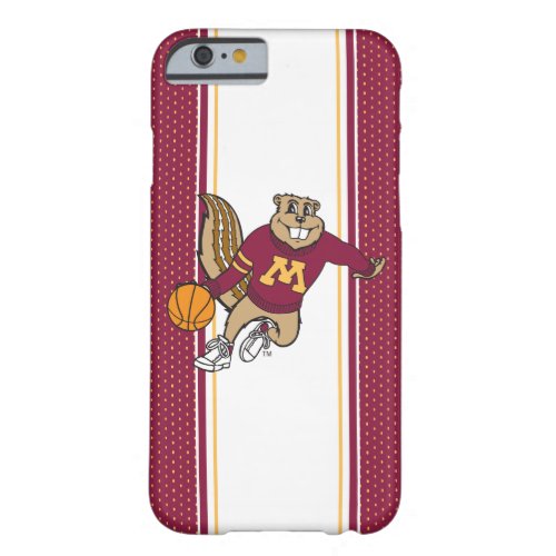 Goldy Gopher Basketball Barely There iPhone 6 Case