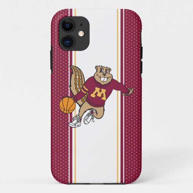 Goldy Gopher Basketball Case-Mate iPhone Case (Back)