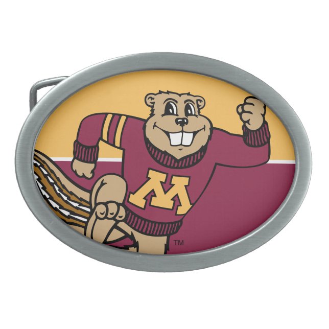 Goldy Gopher Belt Buckle (Front)