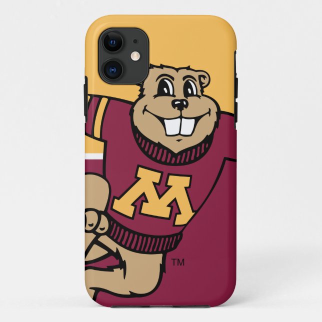 Goldy Gopher Case-Mate iPhone Case (Back)