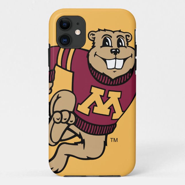 Goldy Gopher Case-Mate iPhone Case (Back)