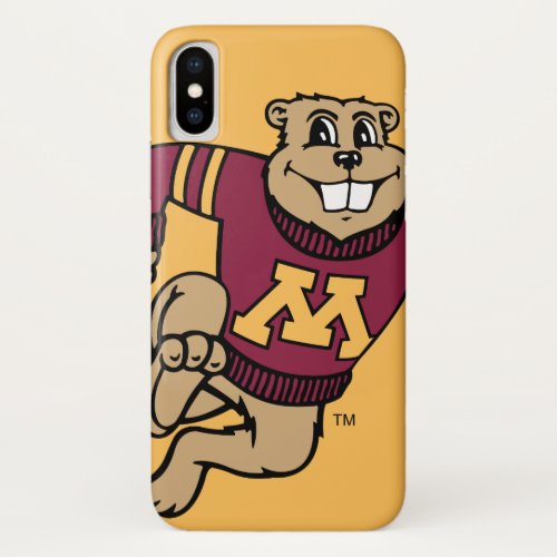 Goldy Gopher iPhone X Case