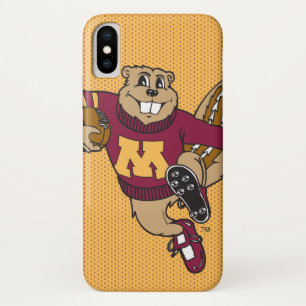 Goldy Gopher Football - Heisman Pose iPhone X Case