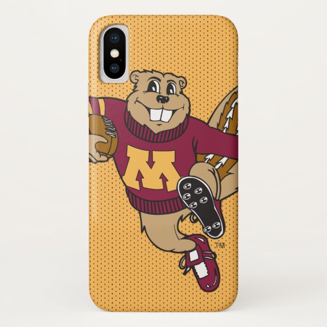 Goldy Gopher Football - Heisman Pose Case-Mate iPhone Case (Back)
