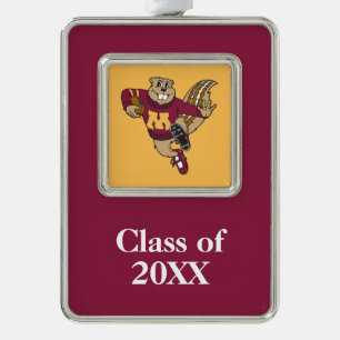Goldy Gopher Football - Heisman Pose Christmas Ornament