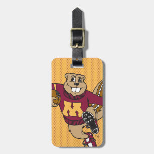Goldy Gopher Football - Heisman Pose Luggage Tag