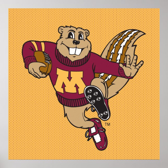 Goldy Gopher Football - Heisman Pose Poster (Front)