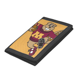 Goldy Gopher Football - Heisman Pose Trifold Wallet