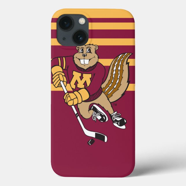 Goldy Gopher Hockey Case-Mate iPhone Case (Back)