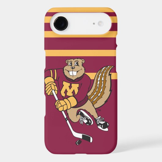 Goldy Gopher Hockey iPod Case-Mate Case (Back)