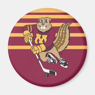 Goldy Gopher Hockey Magnet