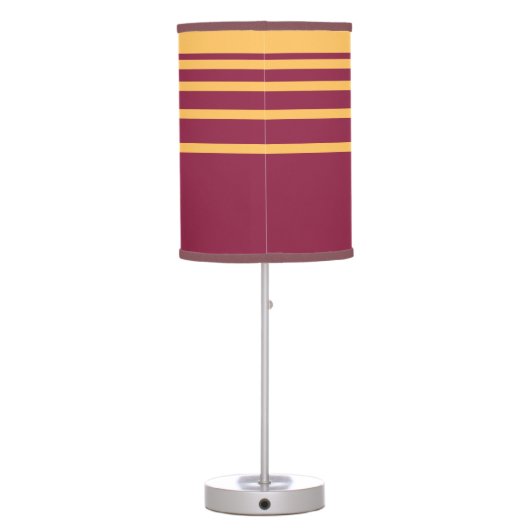 Goldy Gopher Hockey Table Lamp (Back)