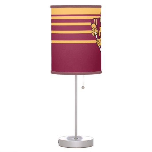 Goldy Gopher Hockey Table Lamp (Left)