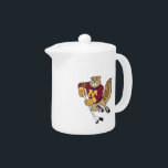Goldy Gopher Hockey Teapot<br><div class="desc">Are you a fan of Minnesota Gopher Hockey? Show your support for the Gophers both on and off the ice! Check out these official UM designs! Personalize your own Minnesota merchandise on Zazzle.com with your name or class year. Try adding text using various fonts & view a preview of your...</div>