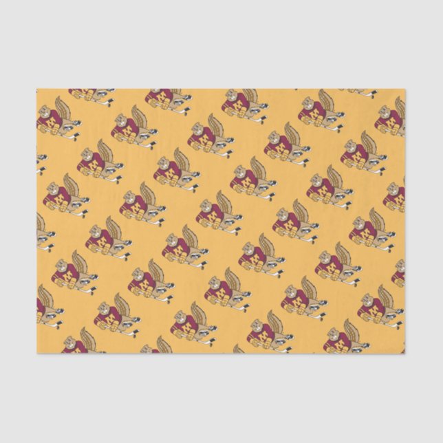 Goldy Gopher Hockey Tissue Paper (Front)