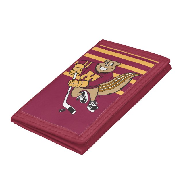 Goldy Gopher Hockey Tri-fold Wallet (Bottom)