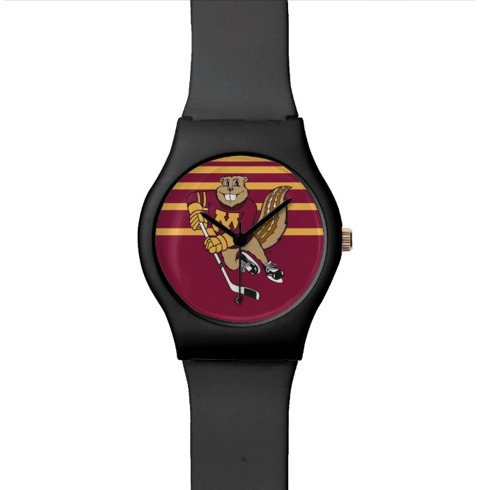 Goldy Gopher Hockey Watch | Zazzle.com