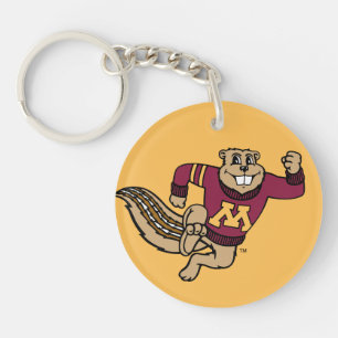 Goldy Gopher Keychain