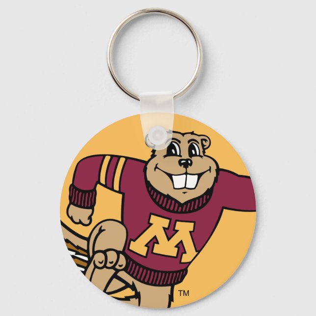 Goldy Gopher Keychain (Front)