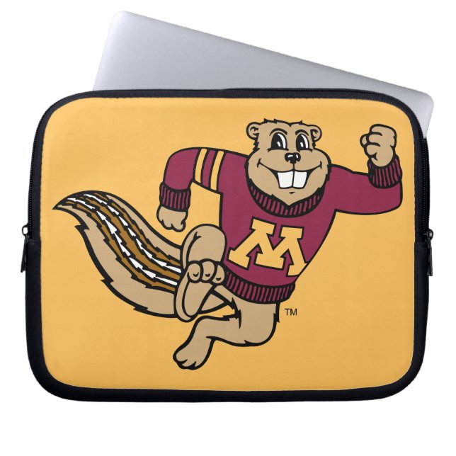 Goldy Gopher Laptop Sleeve (Front)