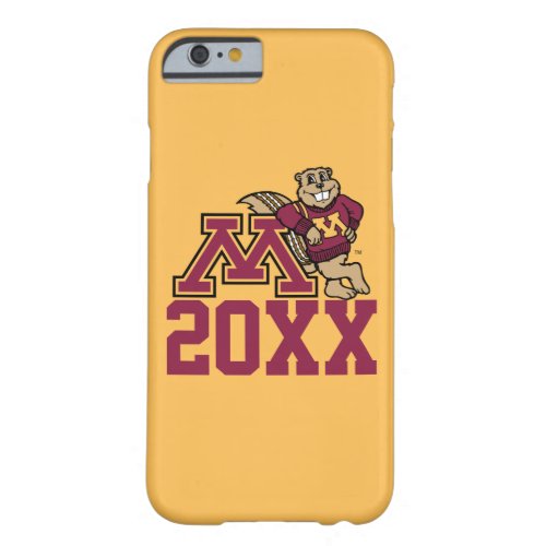 Goldy Gopher M with Class Year Barely There iPhone 6 Case