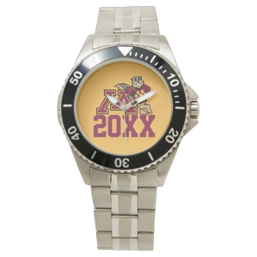 Goldy Gopher M with Class Year Watch