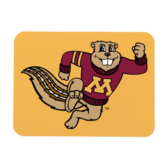 Goldy Gopher Magnet (Horizontal)