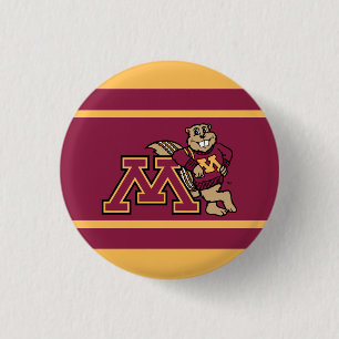 Goldy Gopher & Minnesota M Button