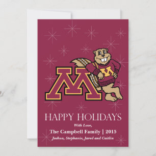 Goldy Gopher & Minnesota M Invitation