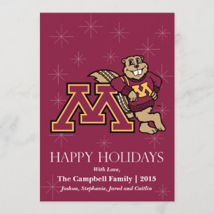Goldy Gopher & Minnesota M Invitation