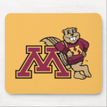 Goldy Gopher & Minnesota M Mouse Pad<br><div class="desc">Show off your University of Minnesota athletics pride! Get your Goldy the Gopher gear here. Personalize your own Minnesota merchandise on Zazzle.com with your name or class year. Try adding text using various fonts & view a preview of your design!</div>