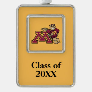 Goldy Gopher & Minnesota M Ornament