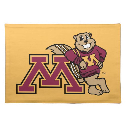 Goldy Gopher  Minnesota M Placemat