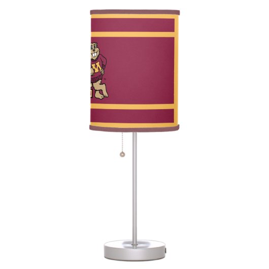 Goldy Gopher & Minnesota M Table Lamp (Right)