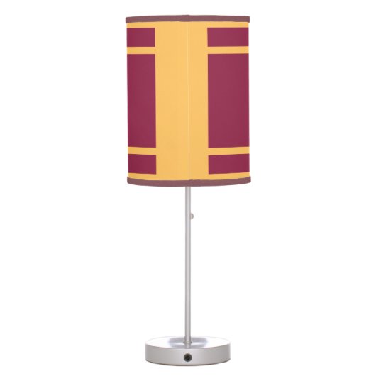 Goldy Gopher & Minnesota M Table Lamp (Back)
