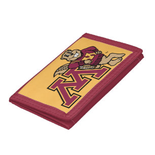 Goldy Gopher & Minnesota M Tri-fold Wallet
