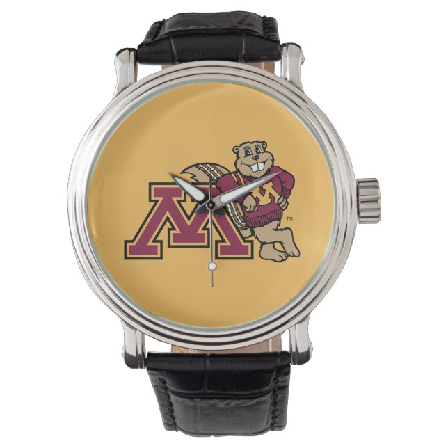 Goldy Gopher & Minnesota M Watch (Front)