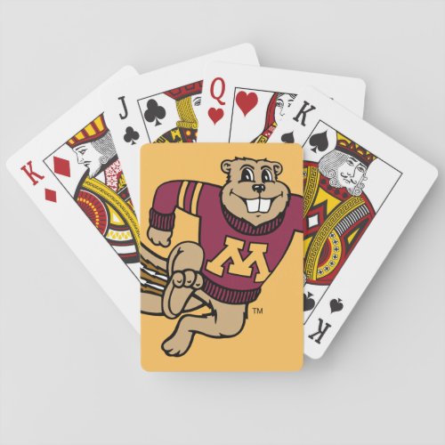 Goldy Gopher Playing Cards