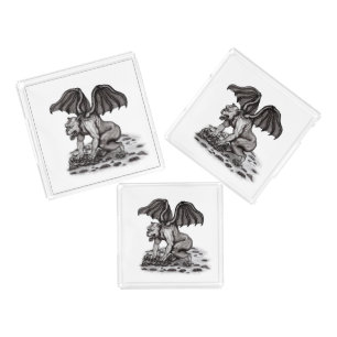 Golem Gargoyle Acrylic Tray
